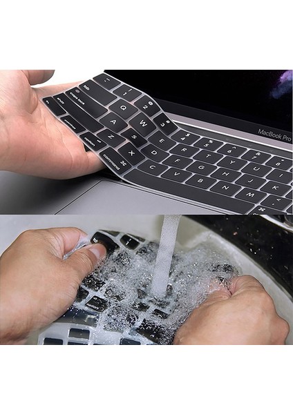 Laptop Macbook Air 13inç Klavye Koruyucu (Türkçe Q) A1932 2018/2019 yılı ile Uyumlu indirimleri
