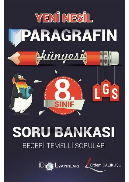 İdol Yayınları İdol 8.Sınıf Lgs Paragrafın Künyesi Soru Bankası