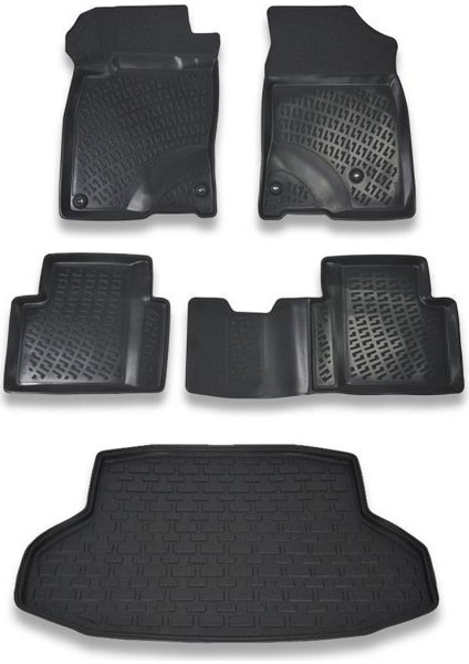 4d Havuzlu Oto Paspas Bagaj Set (2016-2021)
