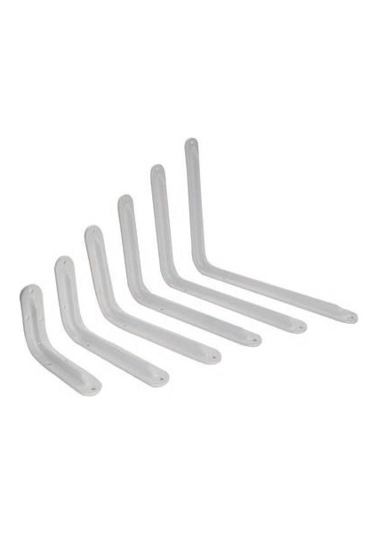 Metal Boyalı Beyaz Raf Altı 10 x 12 cm