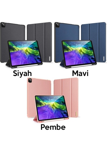 Apple iPad Pro 12.9 2020-2018 Dux Ducis Serisi Kalem Yerli Soft Tpu Mıknatıslı Premium Tablet Kılıfı