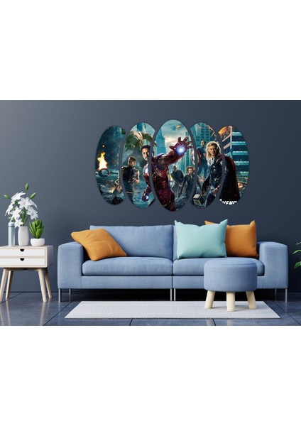 Avengers Yenilmezler Mdf TABLO-0544 fırsatları