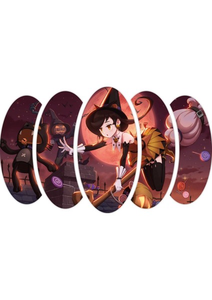 Anime Kız Cadı Mdf TABLO-0020