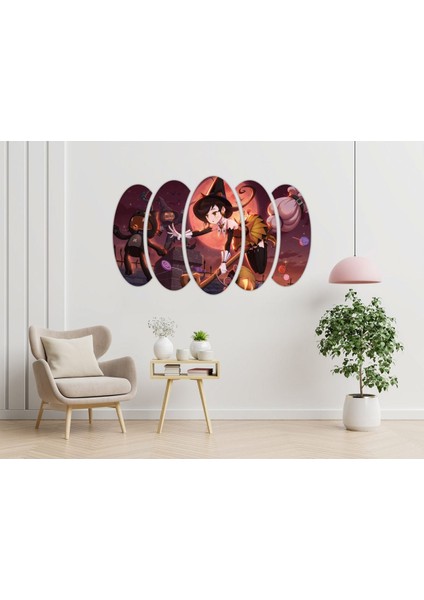 Anime Kız Cadı Mdf TABLO-0020 modelleri