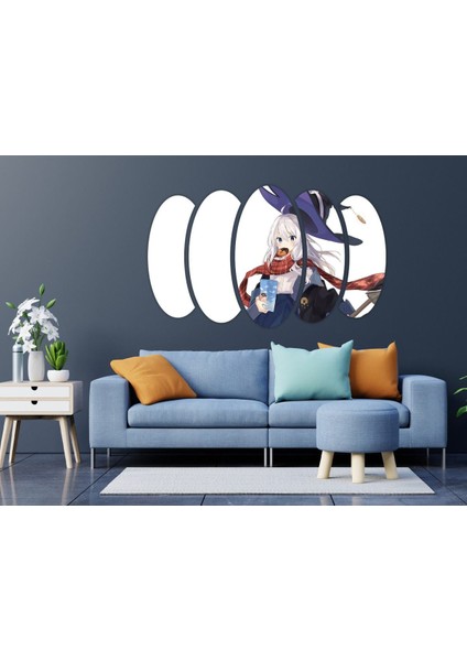 Anime Kız Cadı Mdf TABLO-0032 fırsatları