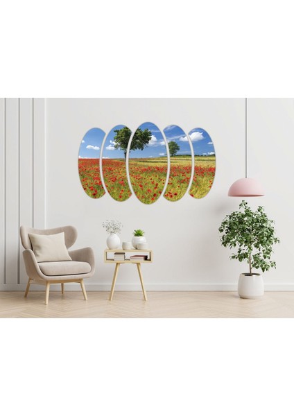 Gelincik Çiçeği Mdf TABLO-0799