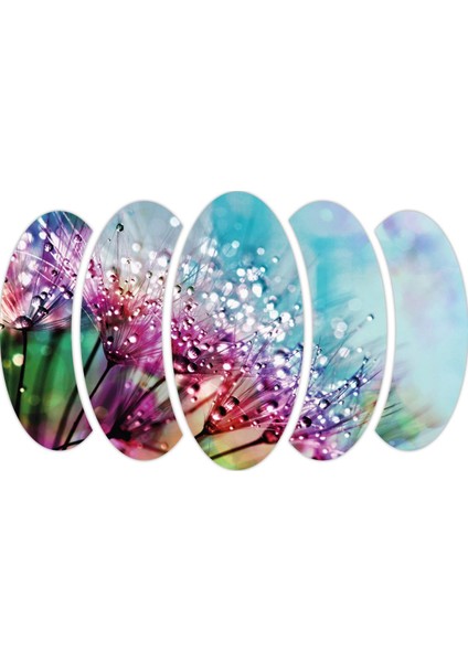 Su Damlası Renkli Mdf TABLO-0725