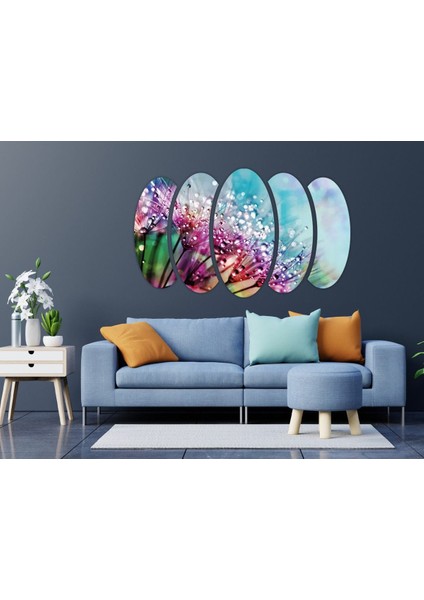 Su Damlası Renkli Mdf TABLO-0725 fırsatları