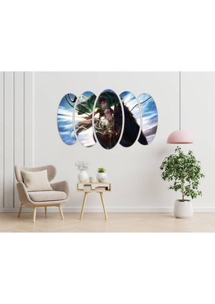 Attack On Titan Anime Mdf TABLO-0492 modelleri