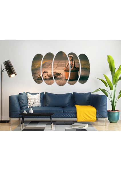 Ördek ve Çocuk Mdf TABLO-2709