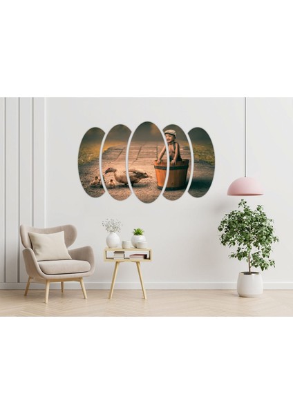Ördek ve Çocuk Mdf TABLO-2709