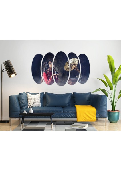 Kadın Gramofon Sanatsal Mdf TABLO-2936 fiyatları