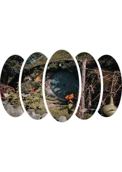 Hobbit Köy Shıre Mdf TABLO-2983