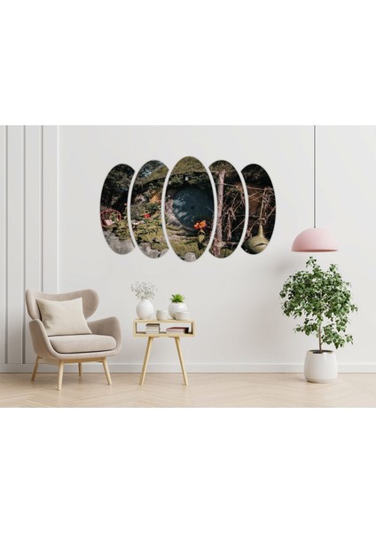 Hobbit Köy Shıre Mdf TABLO-2983