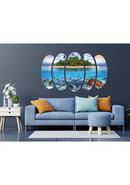 Deniz Kaplumbağası Mdf Tablo-1760 fırsatları