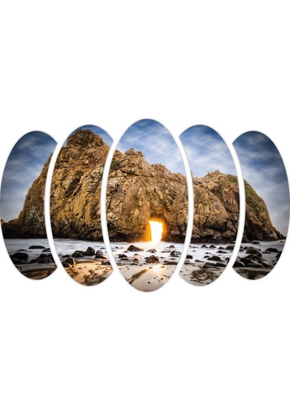 Sahil Kıyı Deniz Mdf Tablo-1975