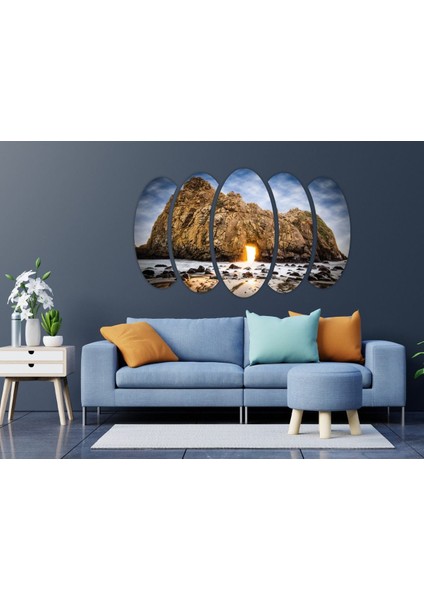 Sahil Kıyı Deniz Mdf Tablo-1975 fırsatları