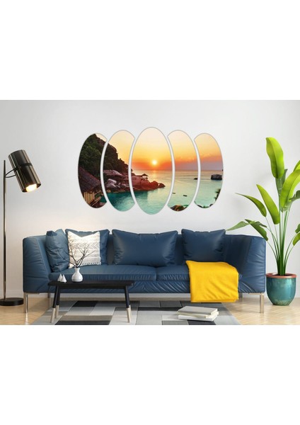 Gün Batımı Sahil Deniz Mdf Tablo-3102 fiyatları