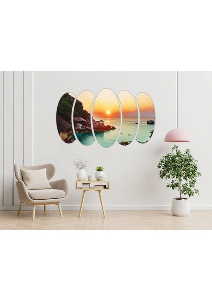 Gün Batımı Sahil Deniz Mdf Tablo-3102 modelleri