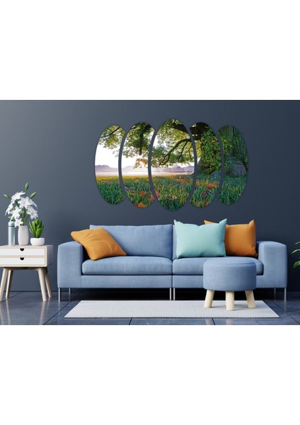 Ağaç Manzarası Mdf Tablo-3132 fırsatları