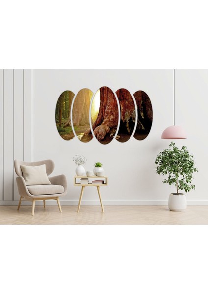 Ağaç Orman Mdf Tablo-3143