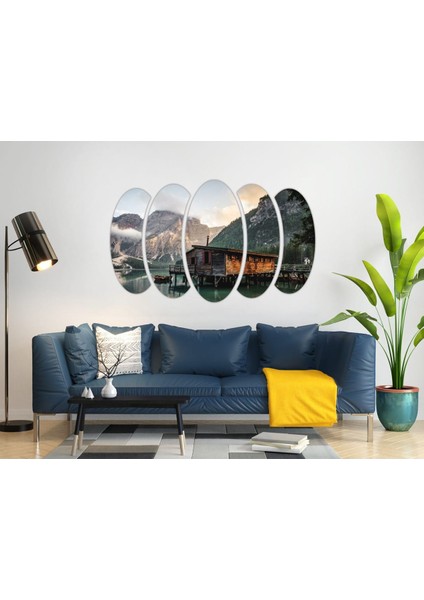 Göl Evi Kış Mdf Tablo-3415 fiyatları