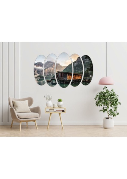 Göl Evi Kış Mdf Tablo-3415 modelleri