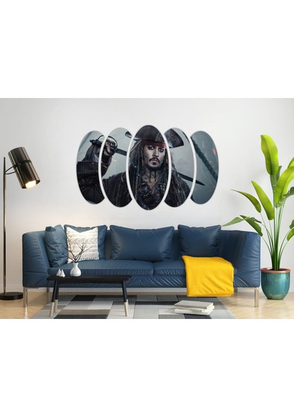 Jack Sparrow Karayip Korsanları Mdf Tablo-3419