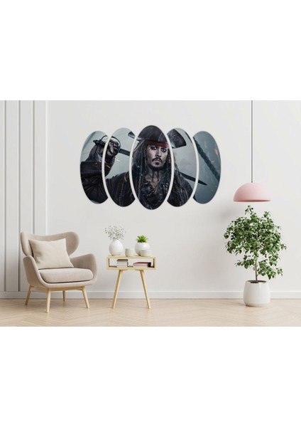 Jack Sparrow Karayip Korsanları Mdf Tablo-3419