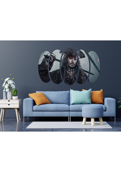 Jack Sparrow Karayip Korsanları Mdf Tablo-3419