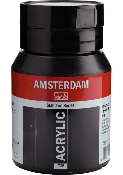 Standart Akrilik Boya 500 ml Oxyde Black