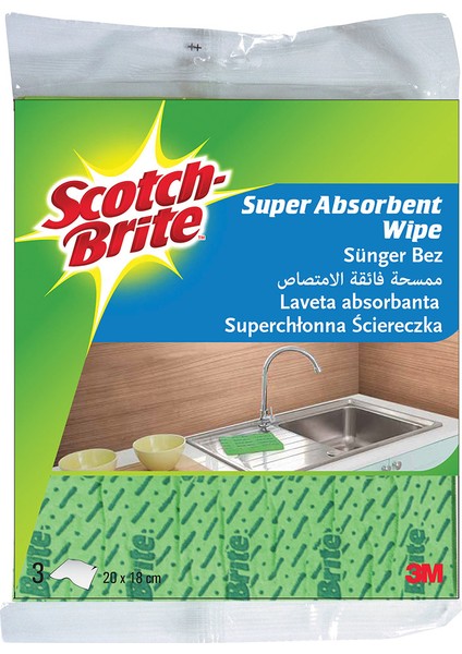 Scotch-Brite Sünger Bez 3 Adet