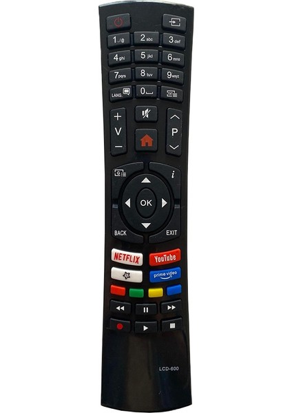 LCD-600 Vestel Smart Tuşlu Lcd-Led Tv Kumandası