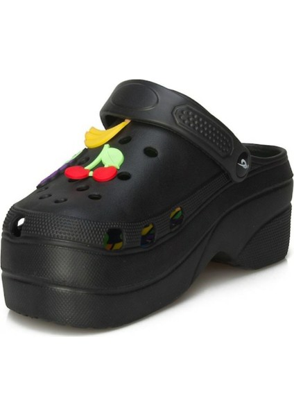 Novelido Yüksek Taban Kadın Sabo Terlik Masaj Tabanlı Hafif Meyveli fiyatları