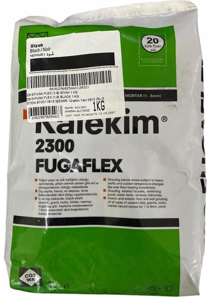 2313 Fugaflex Siyah Derz Dolgusu 1 kg