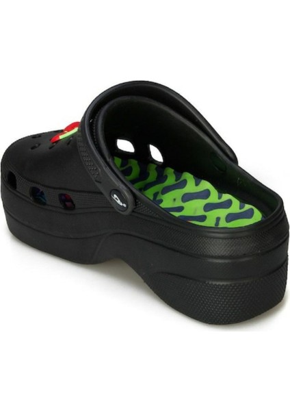 Novelido Yüksek Taban Kadın Sabo Terlik Masaj Tabanlı Hafif Meyveli modelleri