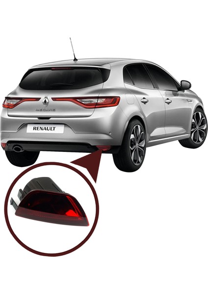BSP986-2 Renault Megane 3 4/5 Kapı için Arka Tampon Sis Farı Sağ 265600010R