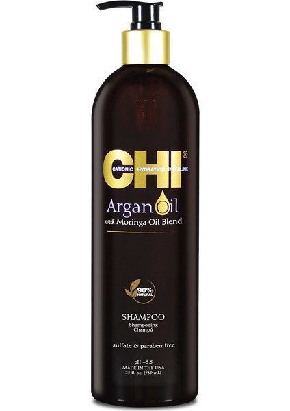 Argan Plus Moringa Oil Sülfatsız Şampuan 739 ml