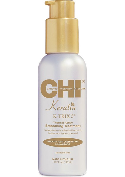 Keratin K-Trix 5 Isı İle Aktive Olan Düzleştirici Krem 115 ml