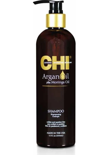 CHI Argan Plus Moringa Oil Parabensiz Sülfatsız Şampuan 355ml