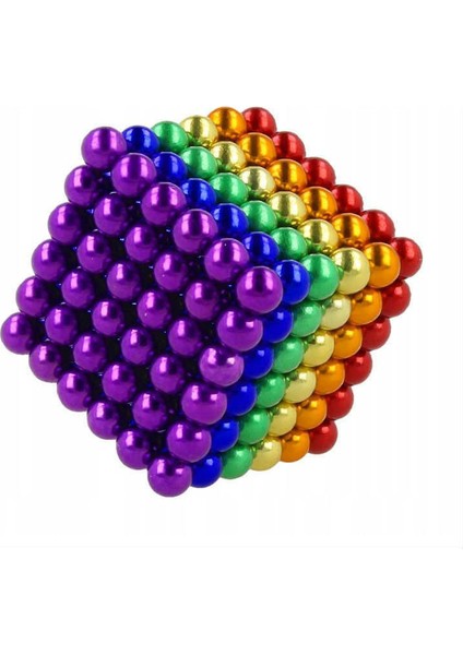 Magic Magnet Neocube Sihirli Mıknatıs Küre 6 Renk 5mm 216 Adet