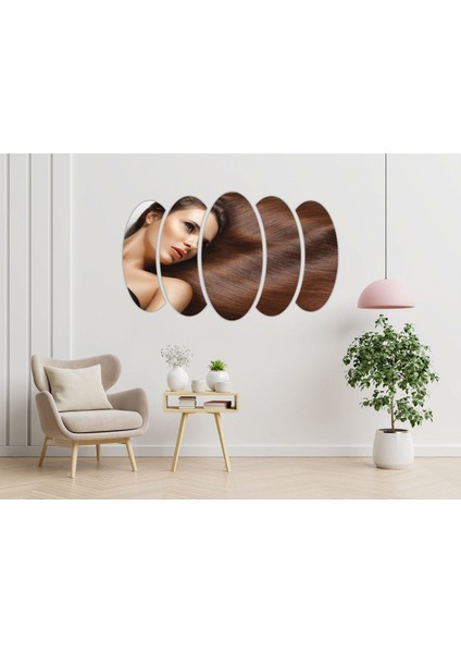 Kadın Saç Modeli Kuaför Mdf TABLO-1006