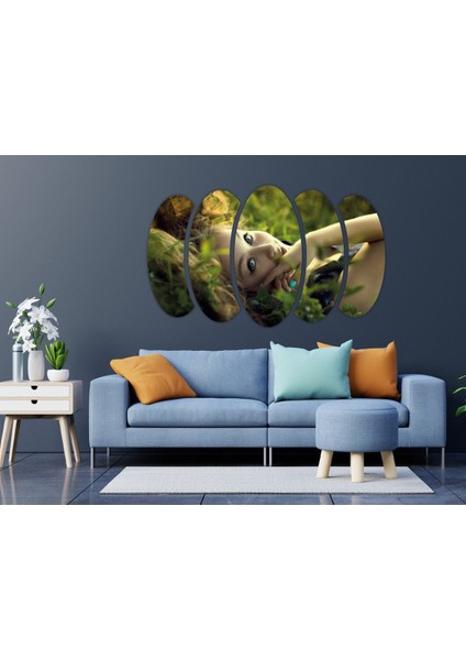 Kadın Güzellik Mdf TABLO-1058