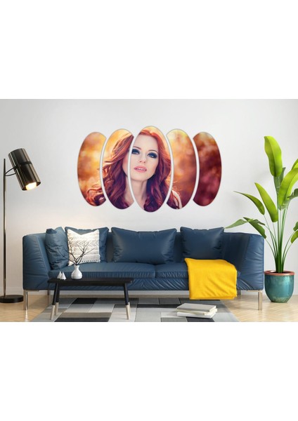 Kadın Saç Modeli Kuaför Mdf TABLO-1022