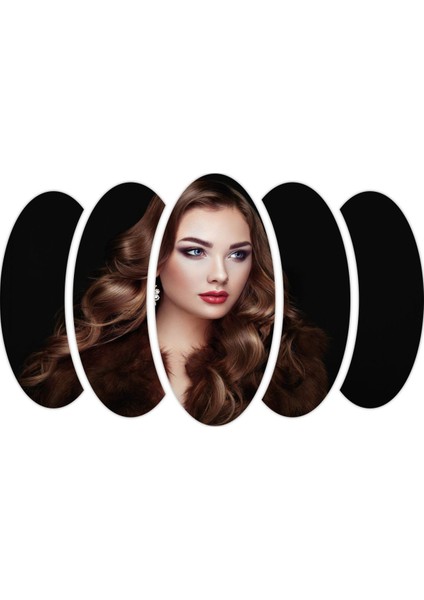 Kadın Saç Modeli Kuaför Mdf TABLO-1036