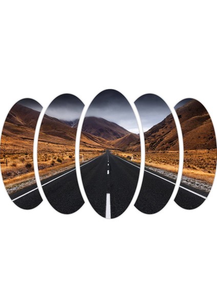 Asfalt Yol Mdf TABLO-1458