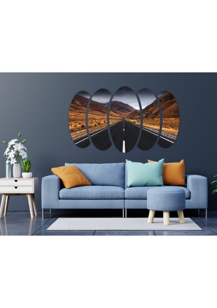 Asfalt Yol Mdf TABLO-1458 fırsatları