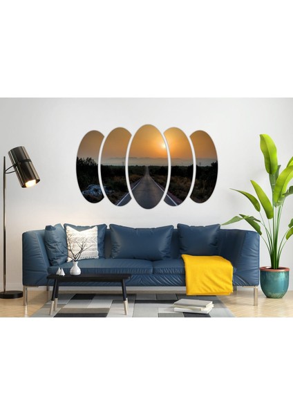 Asfalt Yol Mdf TABLO-1476