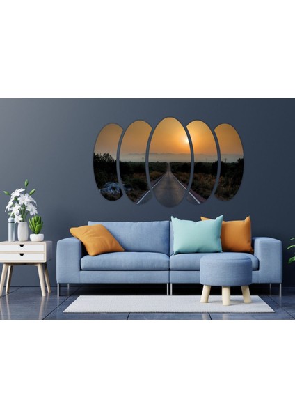 Asfalt Yol Mdf TABLO-1476