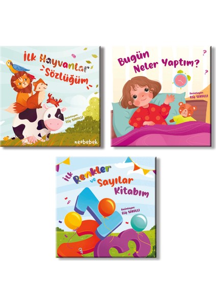 Ilk Kitaplarım Serisi (3 Kitap) 0 - 3 Yaş